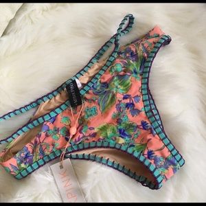 MINKPINK Floral Bikini Bottoms